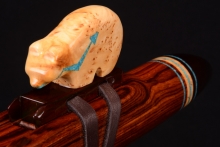 Cocobolo Native American Flute, Minor, Low F-4, #G3C